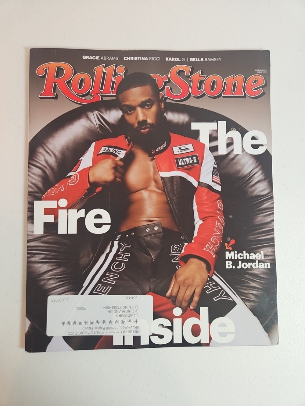 ROLLING STONE MARCH 2023 MICHAEL B. JORDAN Entertainment Music Magazine